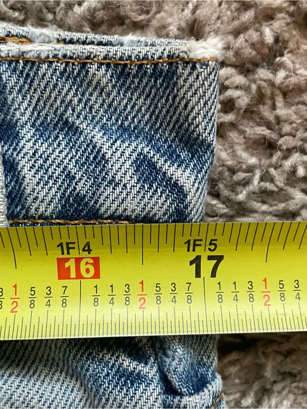 Vtg Levis 517 Orange Tab Jeans Size 35x32 (Actual 34x31) Faded Distressed USA